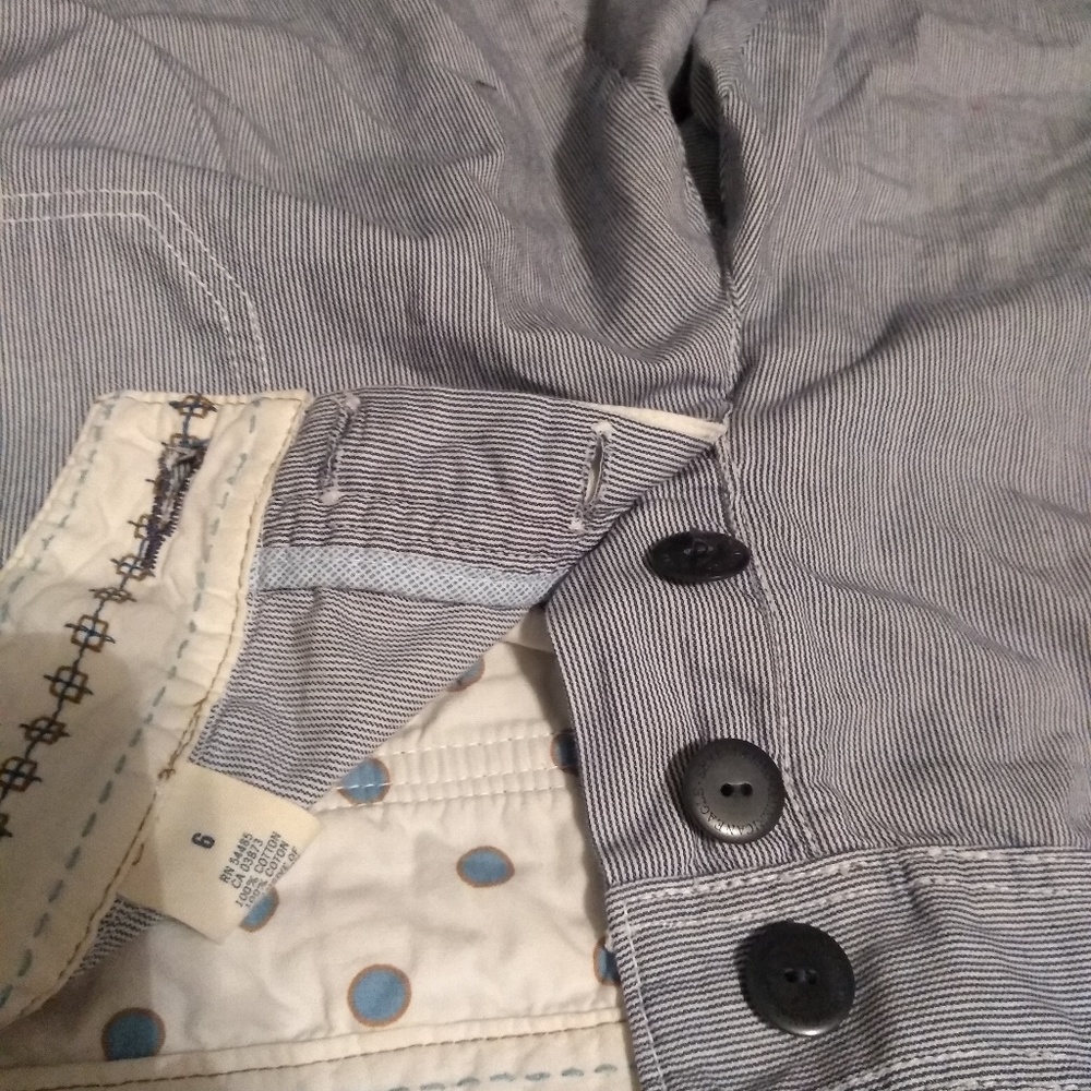 American Eagle Long Striped Shorts